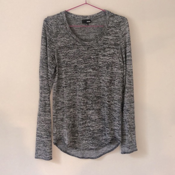 Wilfred Free long-sleeve grey marle top - Picture 3 of 4